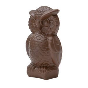 Wijze uil van melkchocolade De Graaff chocolaad Den Haag