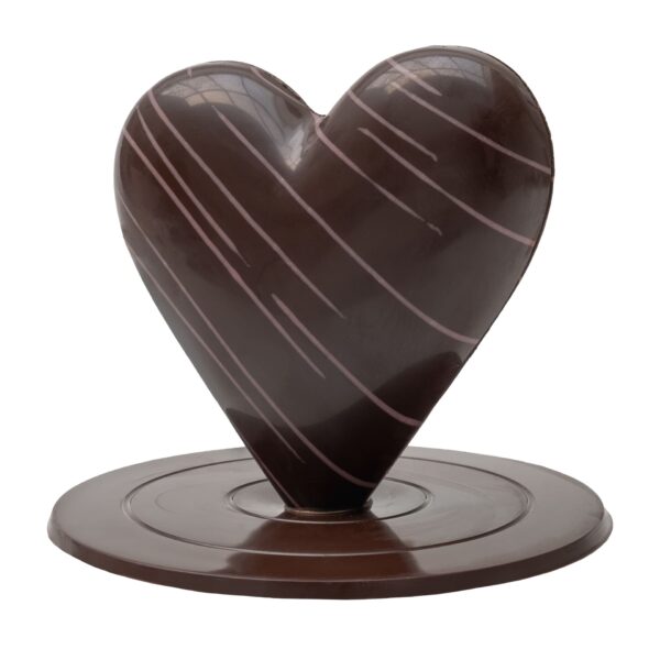 Wens hart van pure chocolade